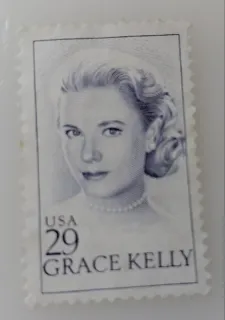 Another photo of the United States 1993 29 cents Grace Kelly 29c stamp