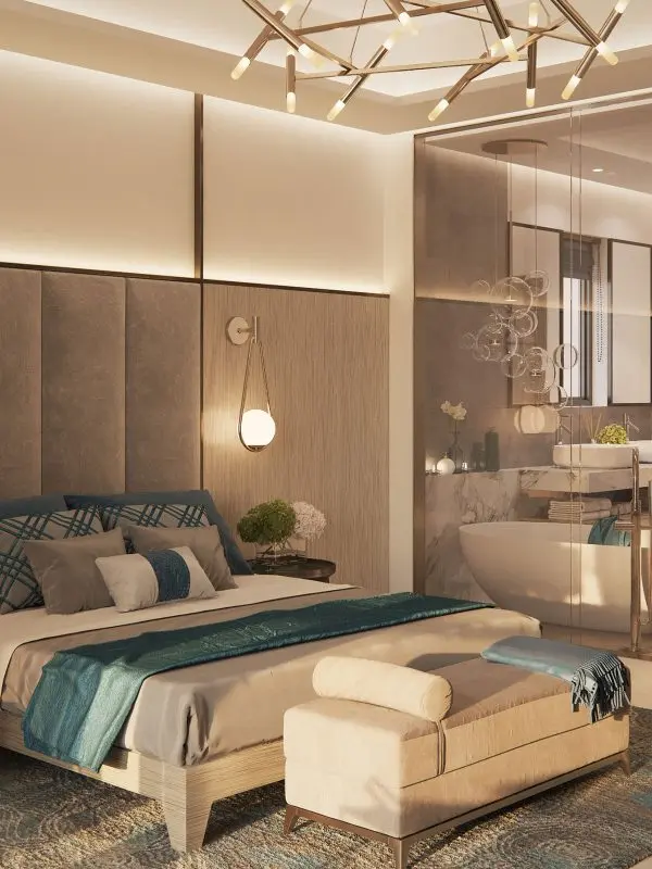 Master Bedroom Suite in 6 Bedroom Villa for Sale Sharjah