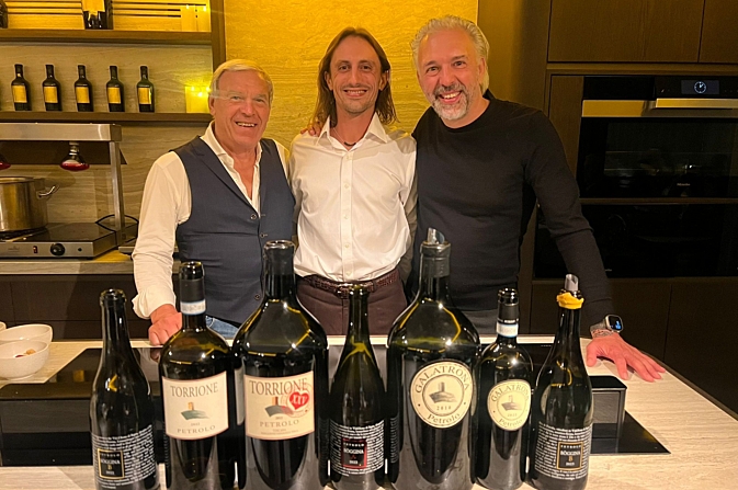 Winemaker dinner Petrolo