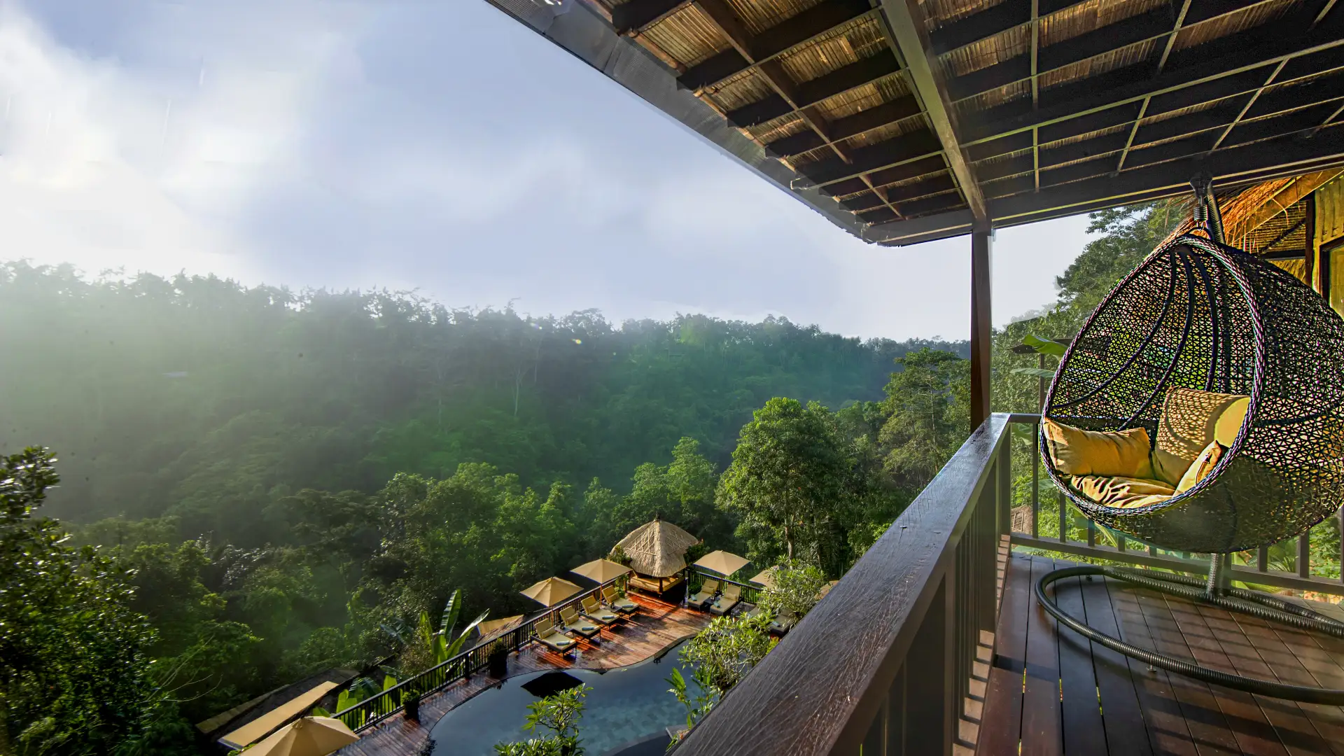 Panoramic view from balcony - Nandini Jungle Villas