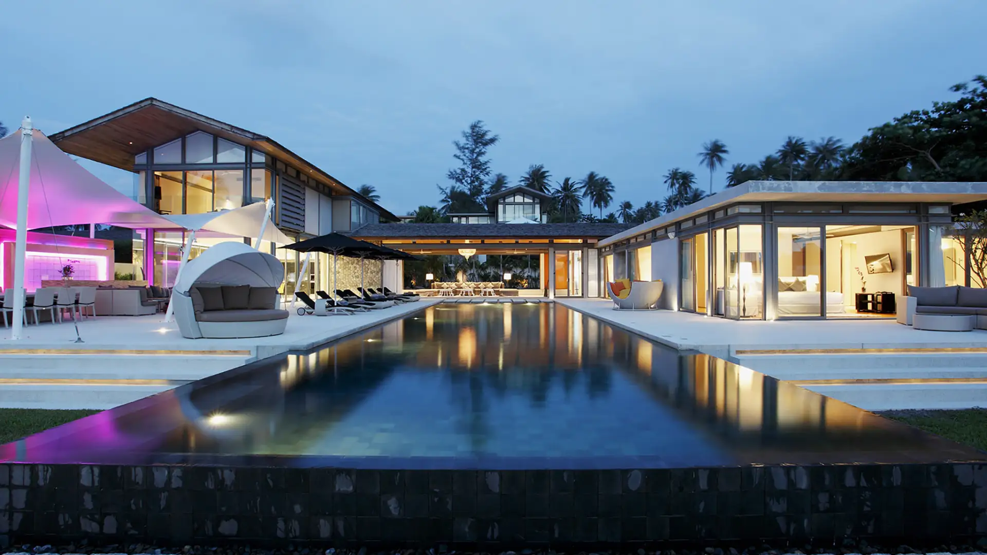 Property Evening View - Villa Tievoli