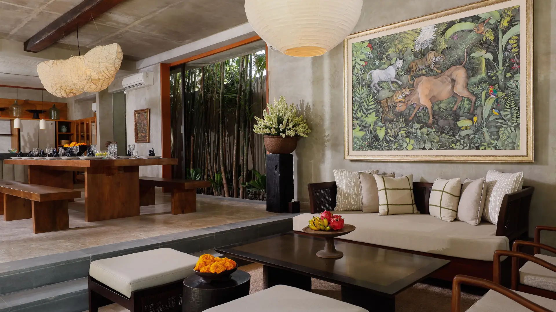 Elegant 7BR Japanese-Inspired Villa Near Pererenan