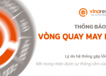 Thông báo đóng chương trình Vòng Quay May Mắn