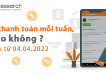 Vinaresearch cập nhật thời gian thanh toán thẻ cào điện thoại mới