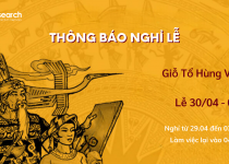 Thông báo lịch nghỉ lễ Giỗ tổ Hùng Vương và 30.04 - 01.05.2023