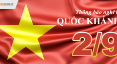 Thông Báo Lịch Nghỉ Lễ Quốc Khánh 2019