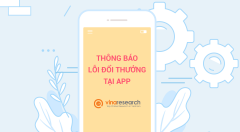 Thông báo lỗi yêu cầu đổi thưởng App Vinaresearch