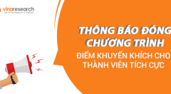 THÔNG BÁO ĐÓNG chương trình 