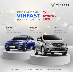 VinFast Fadil và VinFast Lux A2.0 lần lượt được bình chọn là “Ô tô của năm” 