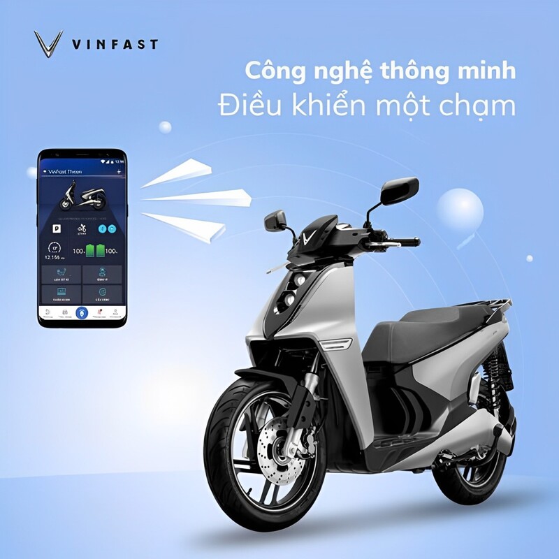 Ứng dụng quản lý xe máy điện VinFast E-Scooter