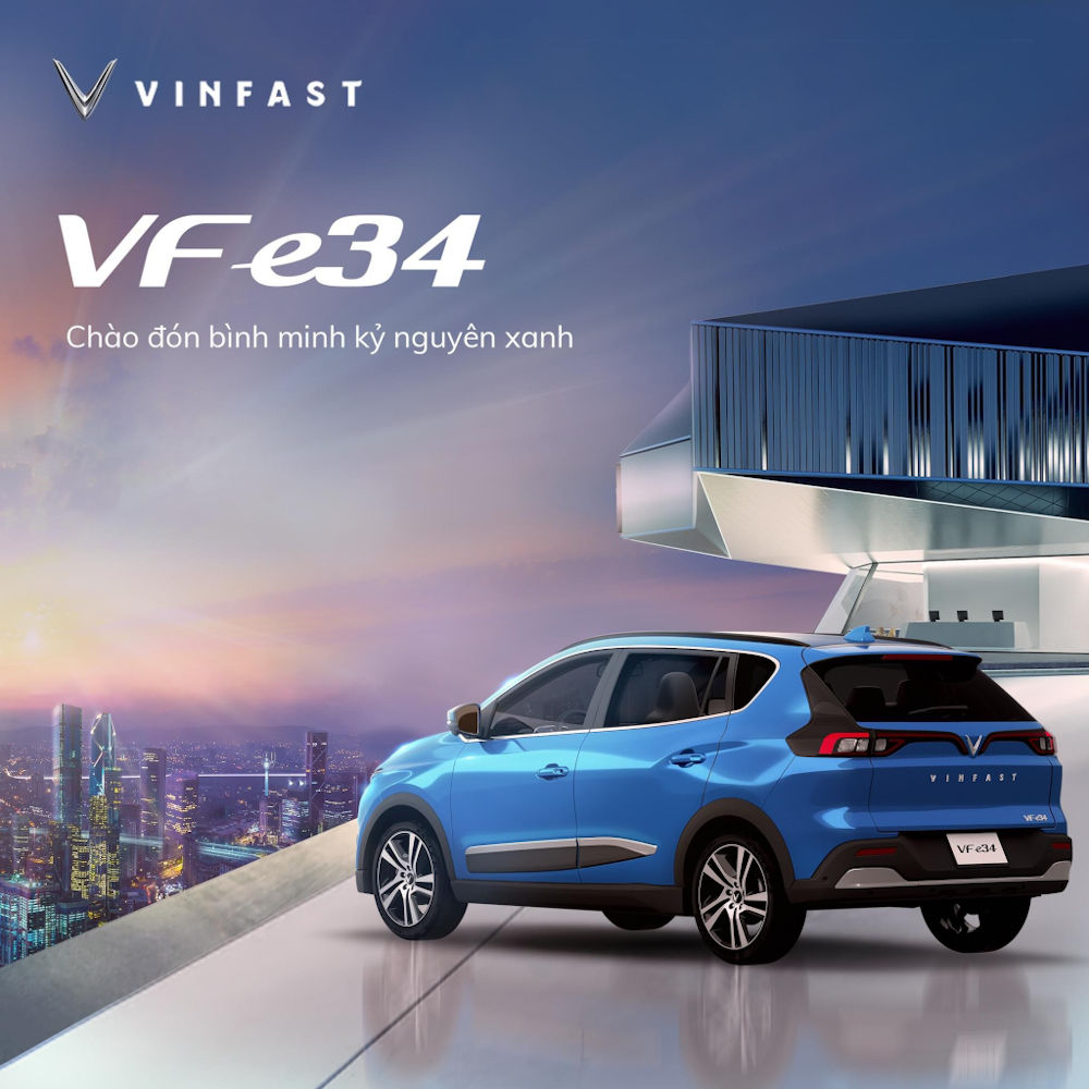 xe ô tô điện vinfast vf e34 chinh phục người tiêu dùng