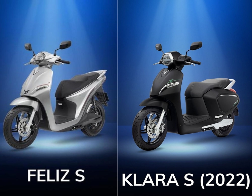 So sánh thiết kế của VinFast Feliz S và Klara S 2022