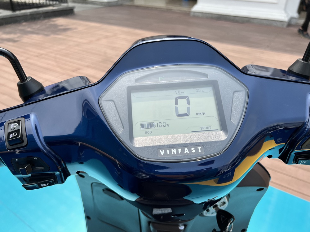 màn hình HMI của xe máy vinfast klara s