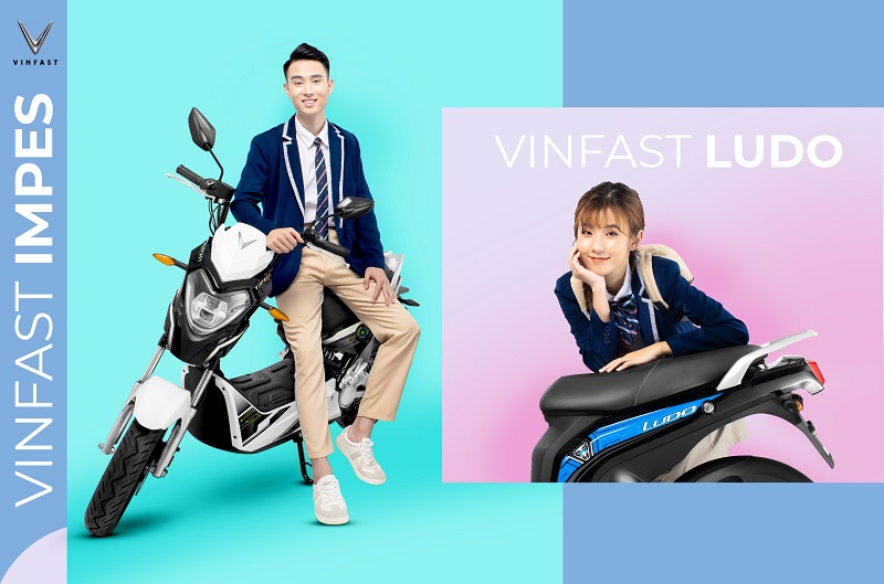 Ludo và Impes là 2 dòng xe máy điện được thế hệ Gen Z yêu thích chọn làm bạn đường tin cậy