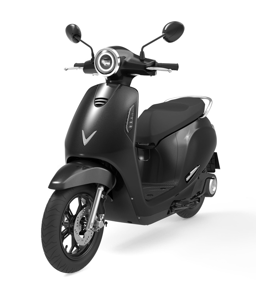 Các mẫu xe máy điện VinFast Evo200 màu đen nhám phù hợp với mọi lứa tuổi, mọi đối tượng người dùng