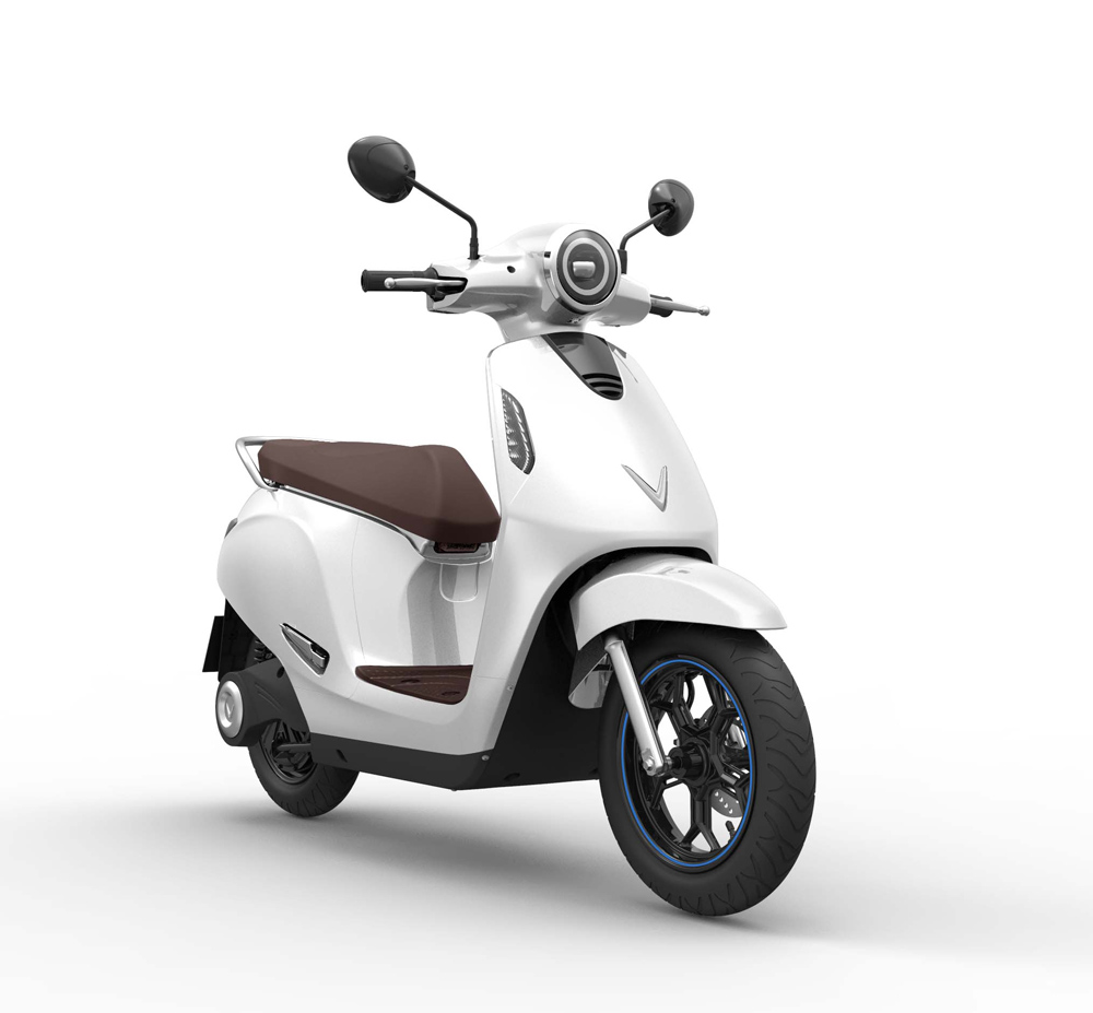 Bảng màu VinFast Evo200 màu trắng ngọc trai sang trọng