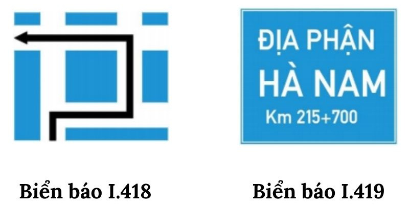 Biển báo chỉ dẫn là gì?