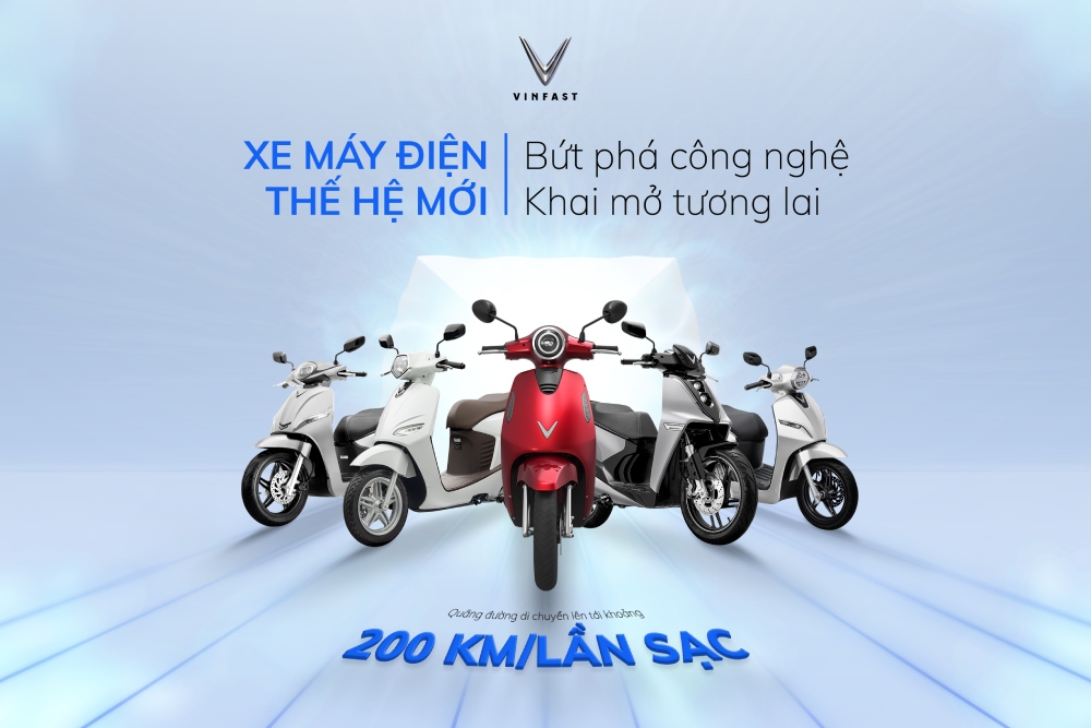 Các mẫu xe máy điện Vinfast mới nhất