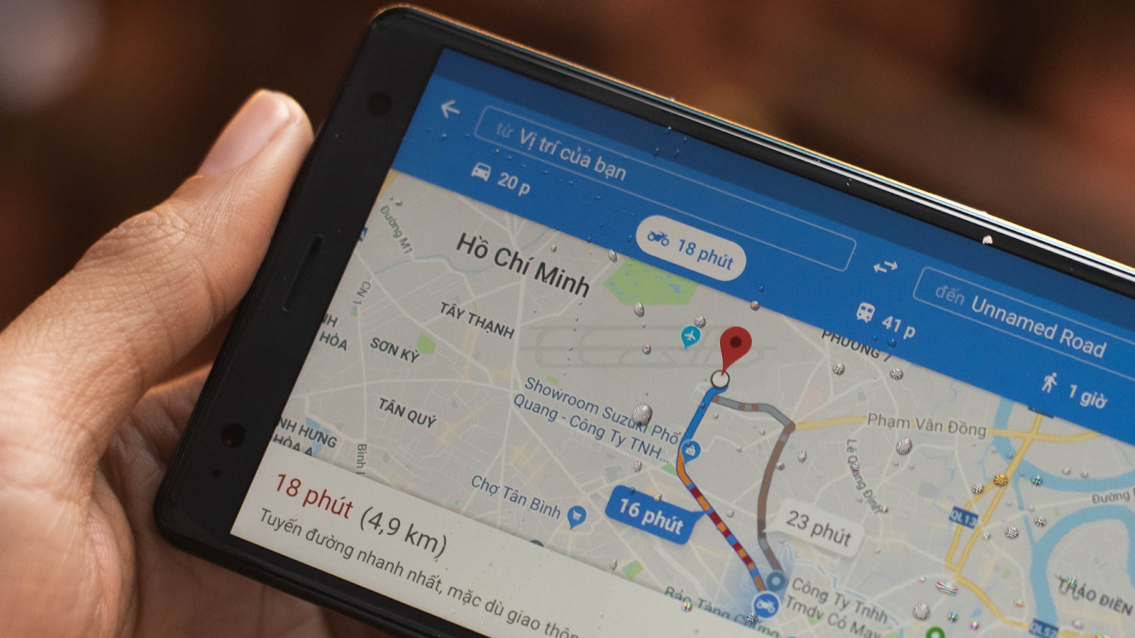 Cách cài đặt Google Map chỉ đường cho xe máy trên iOS và Android