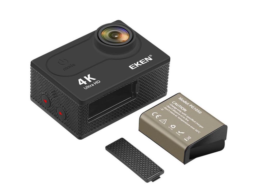Ngoại hình Camera hành trình nhỏ gọn xe máy EKEN H9R