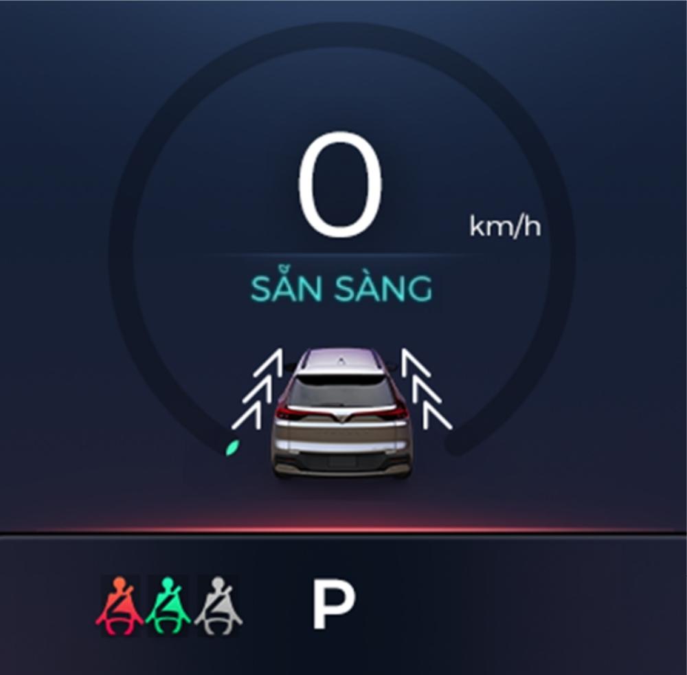 Cảm biến va chạm trên ô tô VF e34 khi mở cửa xe