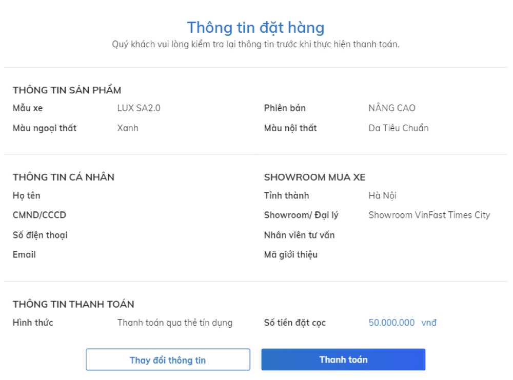 chi phi bao duong xe VinFast 6