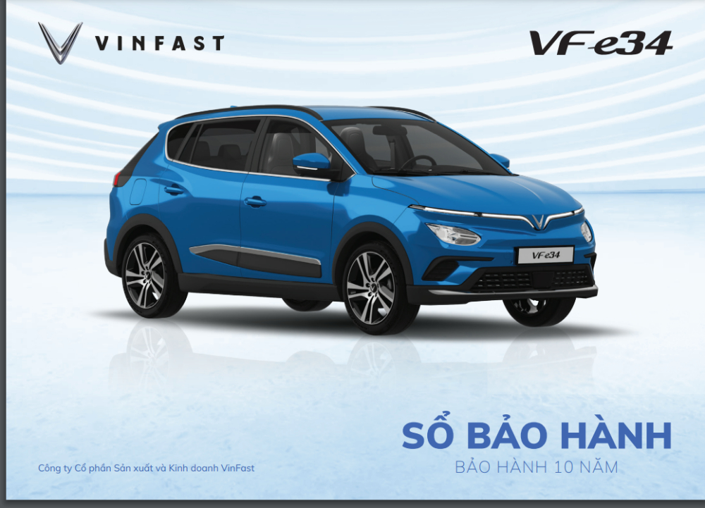 bảo hành ô tô điện VinFast VF e34