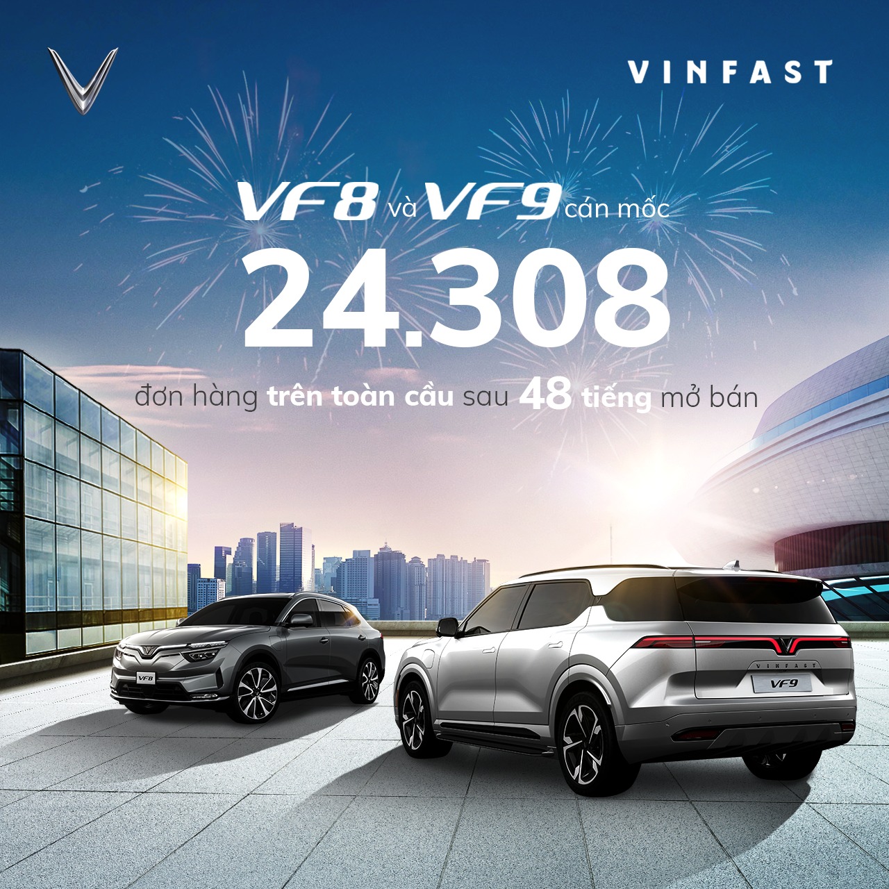 kỷ lục đặt cọc xe ô tô điện vinfast vf8 vf9