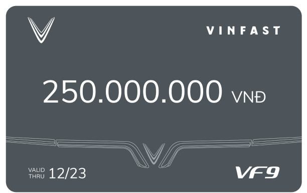 đặt cọc vinfast vf 9 nhận voucher 250 triệu đồng