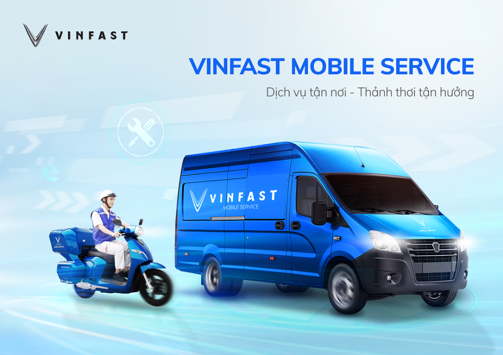 chính sách ưu đãi khi mua vinfast vf 8 và vf 9 - dịch vụ sửa chữa lưu động