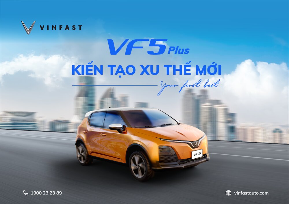 Giá xe VinFast VF 5 Plus cập nhật mới nhất 