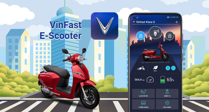 App VinFast E-Scooter là ứng dụng dành riêng cho xe máy điện VinFast