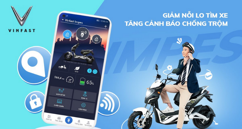 Hướng dẫn kết nối app VinFast E-Scooter với xe máy điện có khả năng cảnh báo chống trộm nhạy bén