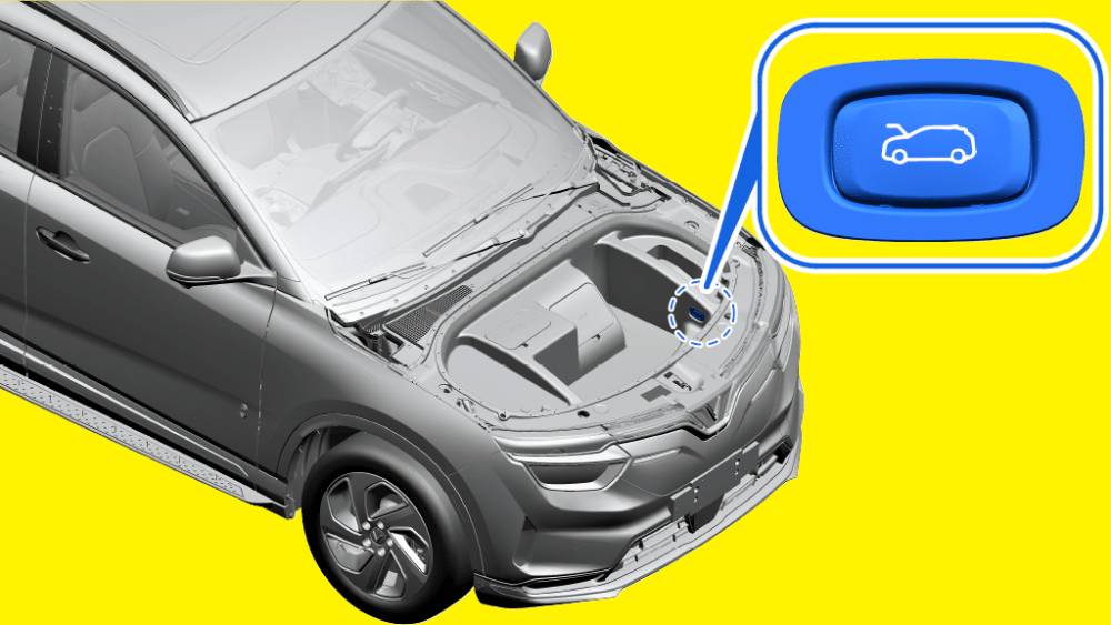 Cách mở khoang chứa đồ phía trước khẩn cấp trên VinFast VF 8