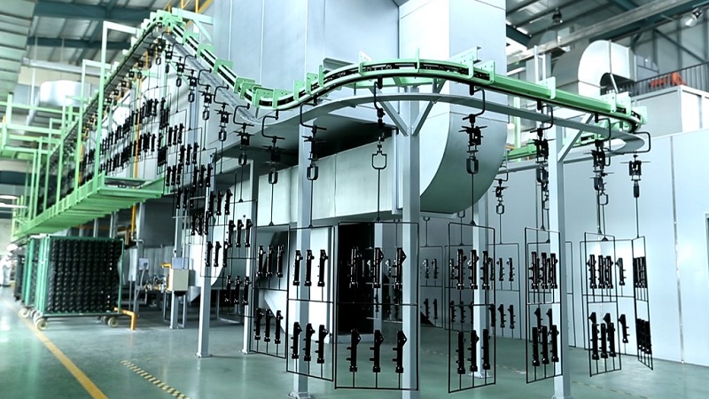 Dây chuyền sản xuất phuộc xe máy tại Kaifa (Nguồn: kaifa.com.tw)