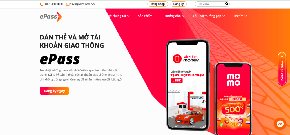 cách nạp tiền vào tài khoản thu phí không dừng qua website ePass