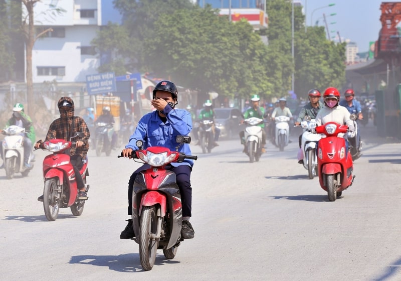 Khí thải xe máy xăng rất độc hại