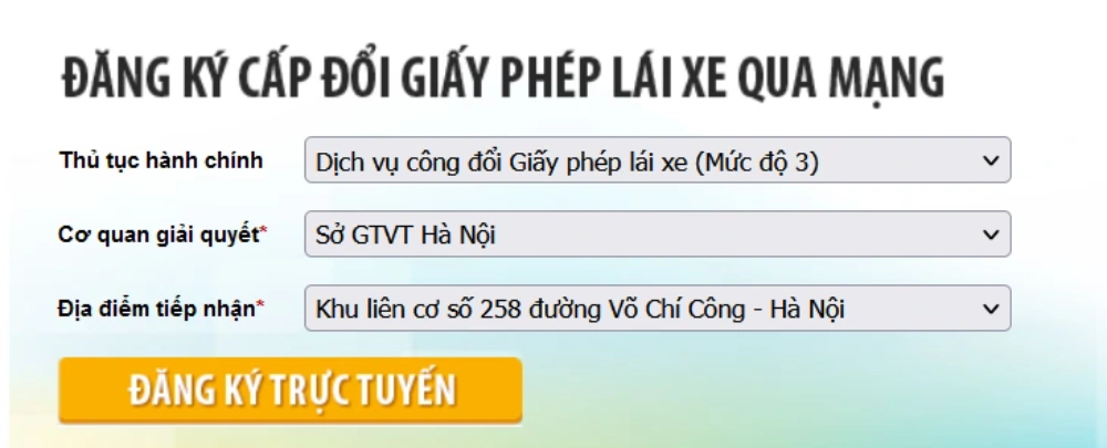 không tích hợp được giấy phép lái xe vào vneid