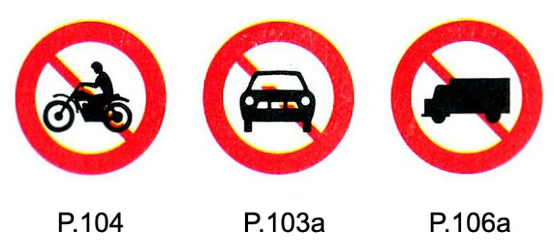 Biển báo cấm cần biết để tránh lỗi đi vào đường cấm