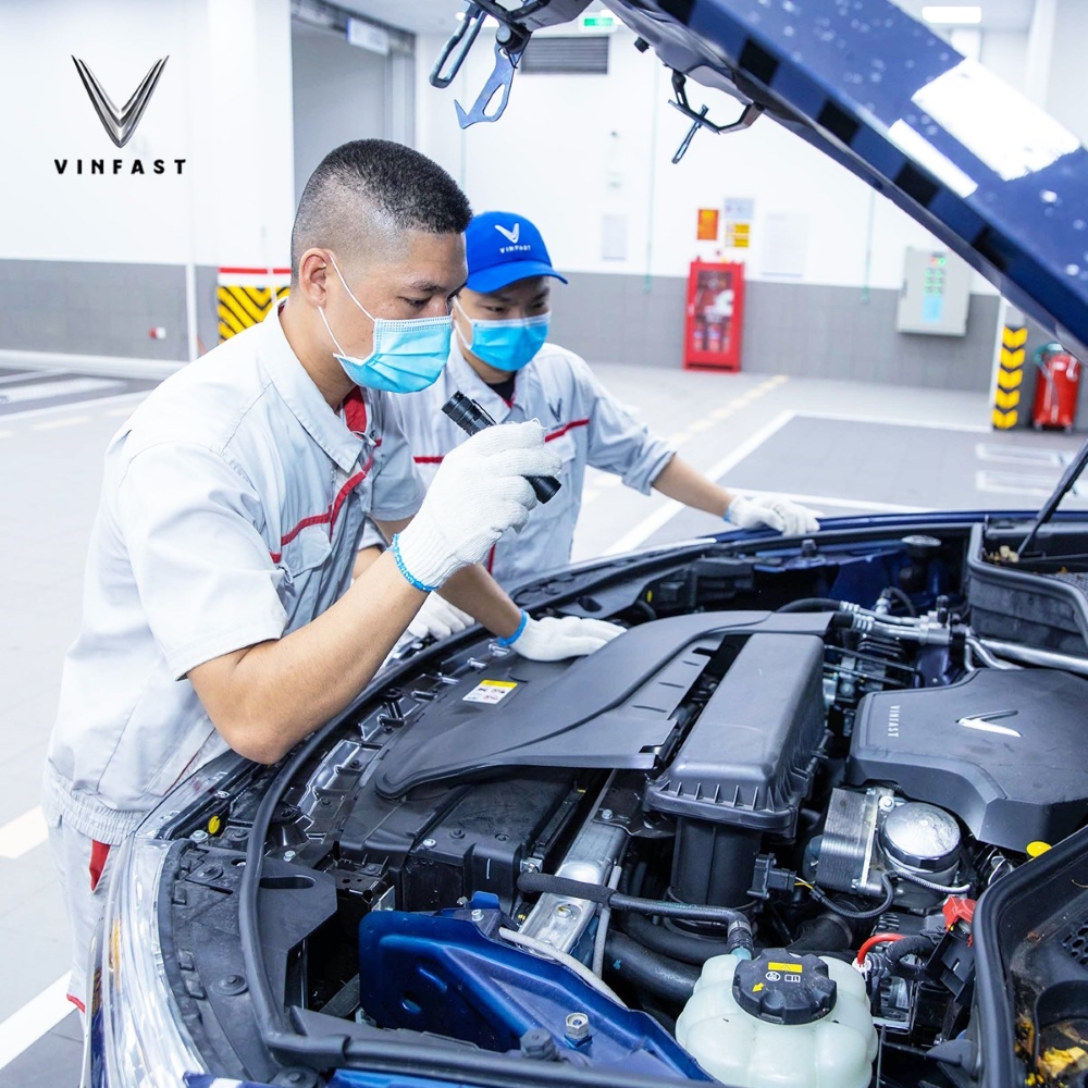 Lưu ý bảo dưỡng ô tô điện VF e34