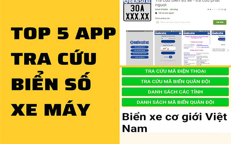 app tra cứu biển số xe