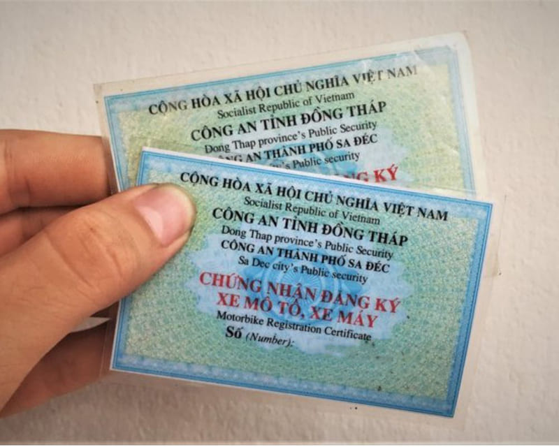 mất cà vẹt xe có làm lại được không