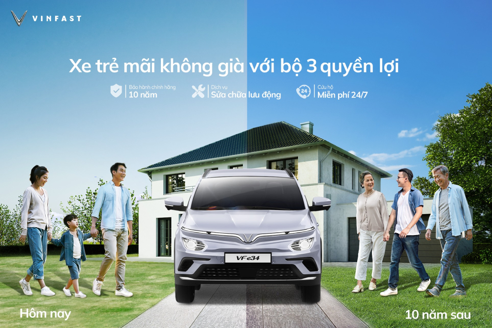 mất sổ bảo hành ô tô điện VinFast VF e34