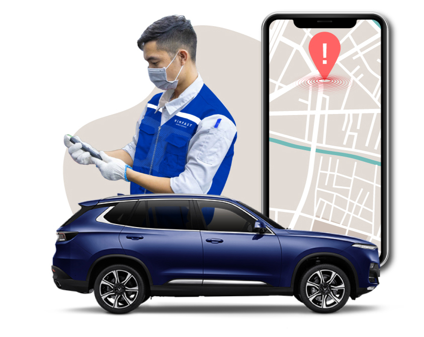 dịch vụ bảo dưỡng lưu động mobile service vinfast cho xe vinfast nhanh chóng, tận nơi khi gặp sự cố cần sửa chữa