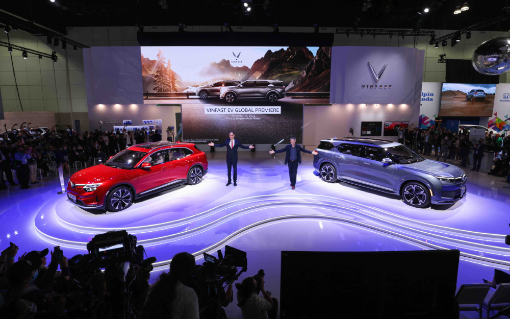 xe ô tô điện việt nam tại triển lãm LAAS 2021