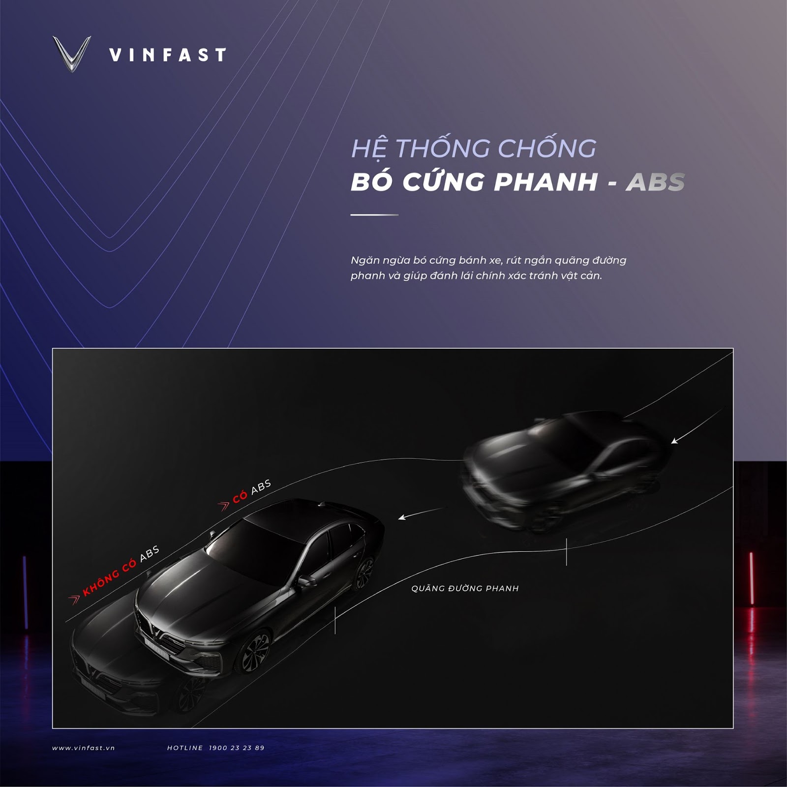 phanh abs o to sedan vinfast lux a20