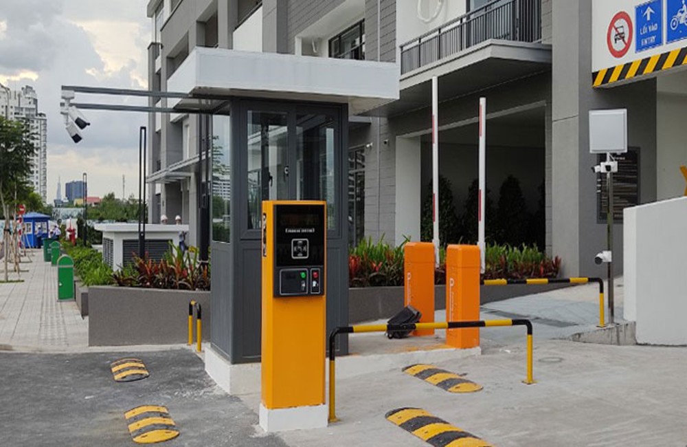 Máy phát thẻ tự động của hệ thống giữ xe thông minh