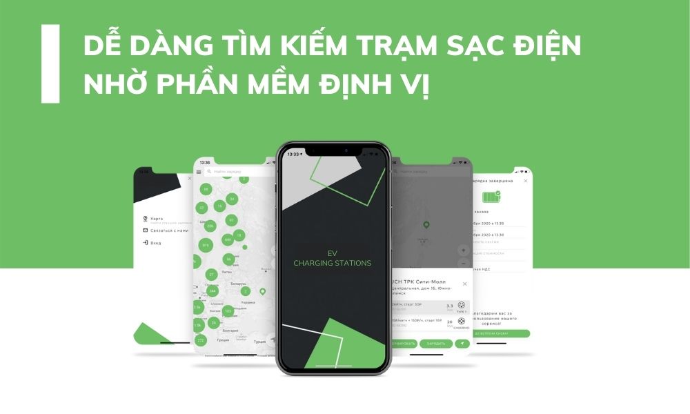 Quản lý phần mềm ô tô, các phần mềm định vị và tìm kiếm trạm sạc liên tục được cải tiến