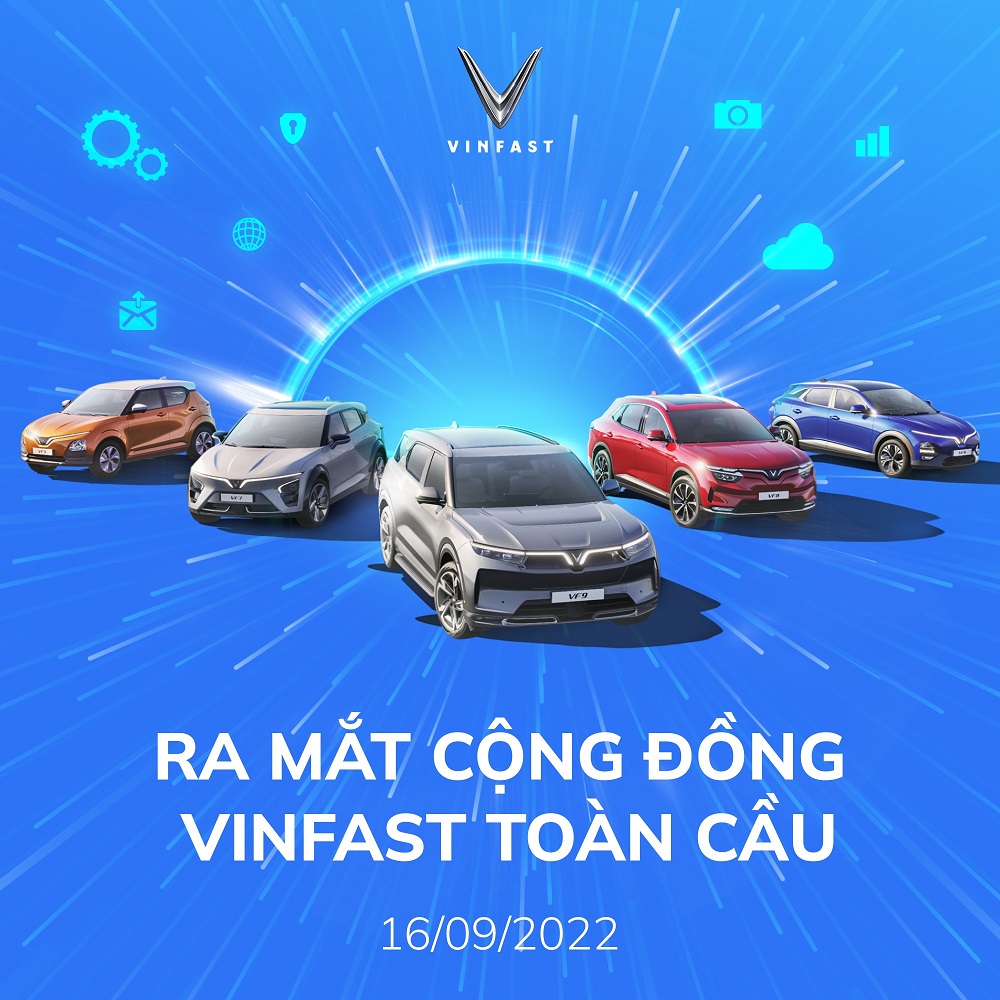 ra mắt cộng đồng vinfast toàn cầu ngày 16/09/2022