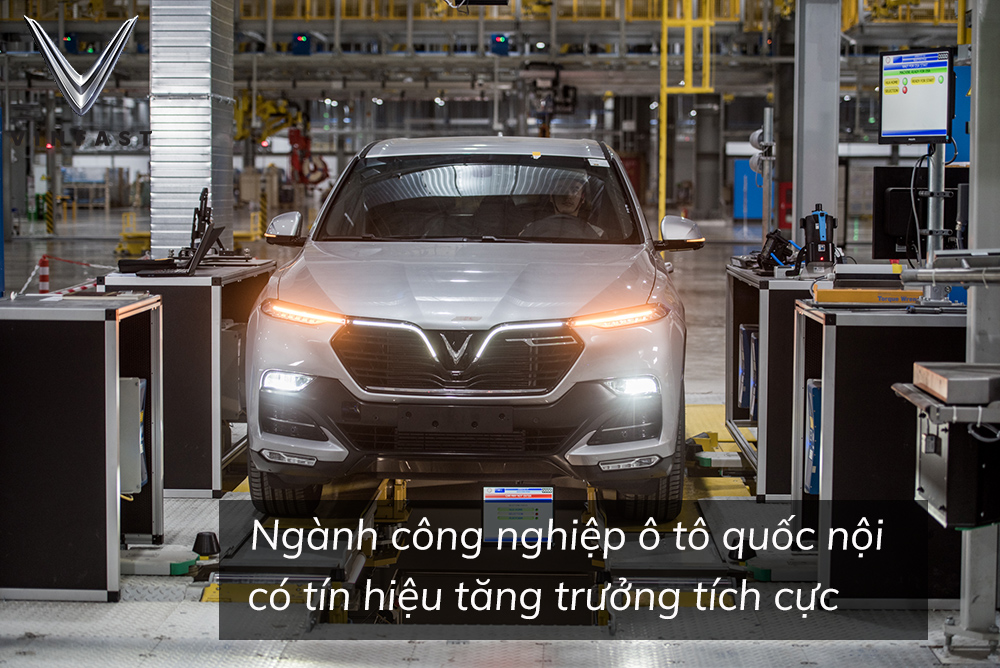 Sản xuất ô tô tại Việt Nam đang có sự tăng trưởng tích cực